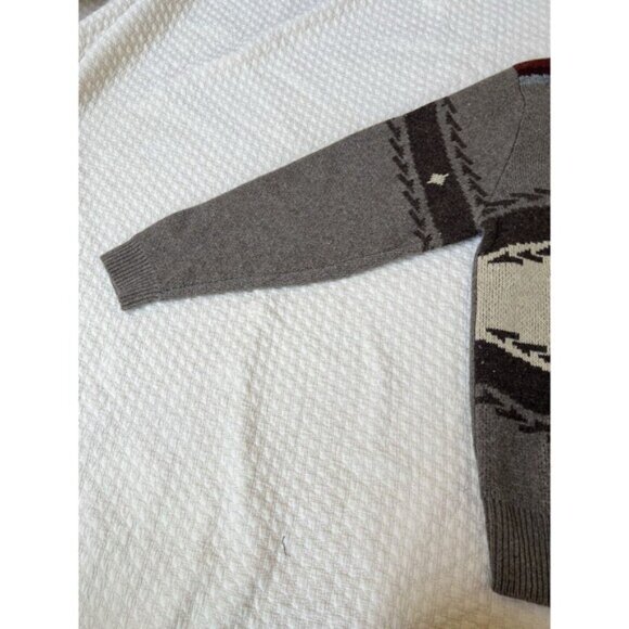 Pendleton Lambswool Aztec Navajo Southwestern Quarter Zip‎ Women’s Sweater Large - Picture 5 of 15